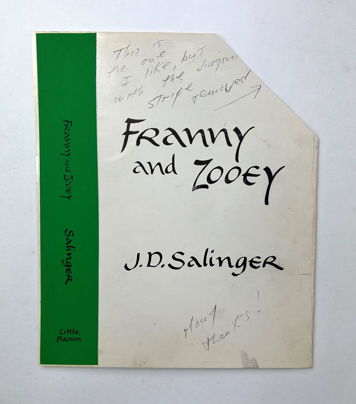 FRANNY AND ZOOEY - Original Dustwrapper Artwork - INSCRIBED BY THE AUTHOR. -  image 2