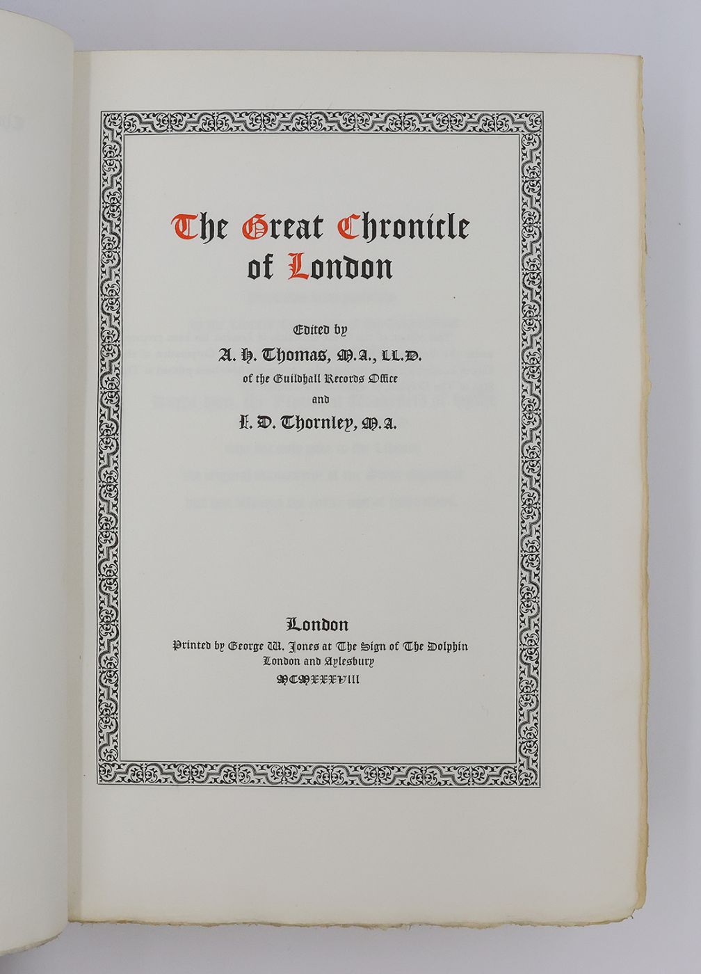 THE GREAT CHRONICLE OF LONDON. -  image 5