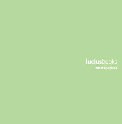 Lucius Books Catalogue 4 cover