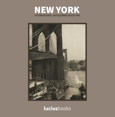 Lucius Books New York International Antiquarian Book Fair 2025 Catalogue cover