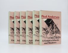 FLANDRY OF TERRA, THE GREGG PRESS SCIENCE FICTION SERIES: ENSIGN FLANDRY; A CIRCUS OF HELL; THE REBEL WORLDS; AGENT OF THE TERRAN EMPIRE; FLANDRY OF TERRA; A KNIGHT OF GHOSTS AND SHADOWS.