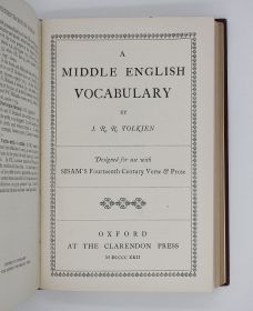 FOURTEENTH CENTURY VERSE AND PROSE with A MIDDLE ENGLISH VOCABULARY,