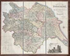 MAP OF YORKSHIRE.