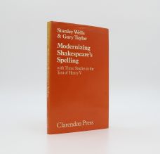 MODERNIZING SHAKESPEARE'S SPELLING [WITH] THREE STUDIES IN THE TEXT OF HENRY V