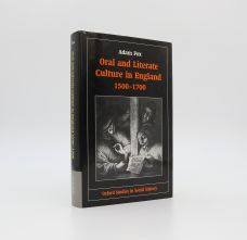 ORAL AND LITERATE CULTURE IN ENGLAND 1500-1700
