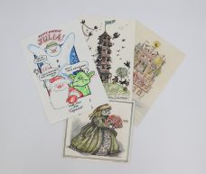 ORIGINAL ARTWORKS GIVEN TO JULIA MACRAE ON THE OCCASION OF HER 50TH BIRTHDAY AND THE 5TH ANNIVERSARY OF JULIA MACRAE BOOKS