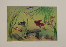 ORIGINAL WATERCOLOUR DESIGNS FOR DUNHILL 'AQUARIUM' BOXES AND HUMIDORS