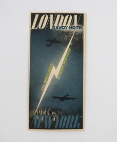 SAVOY HOTEL. NEW YORK TO LONDON IN TWENTY-FOUR HOURS