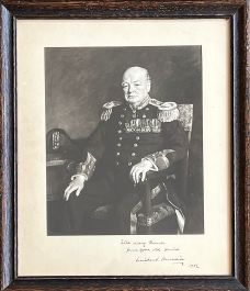 SIGNED PRESENTATION PORTRAIT