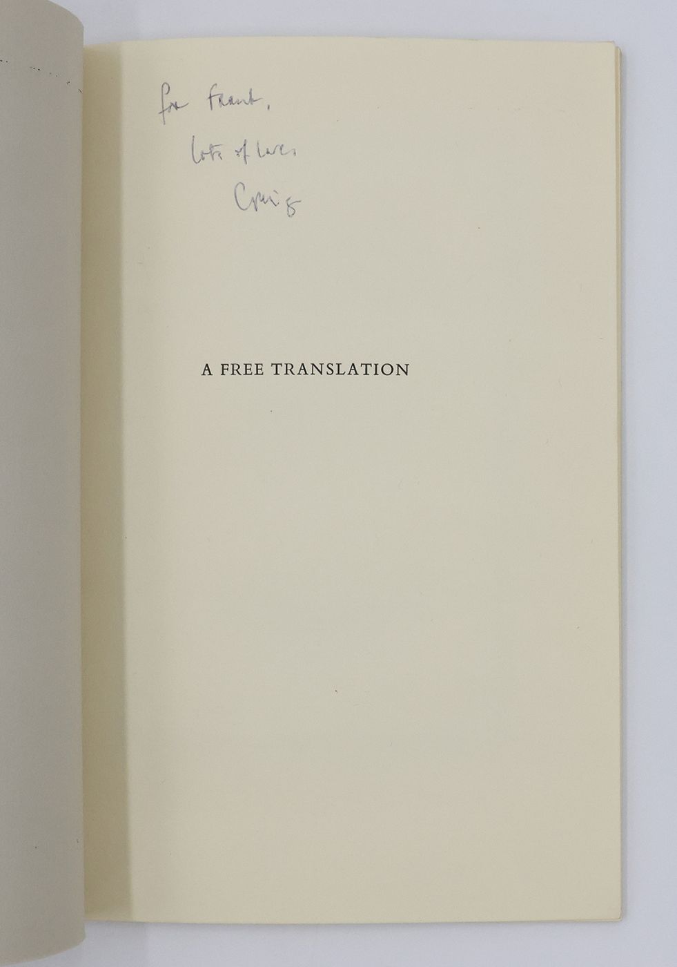 A FREE TRANSLATION -  image 2