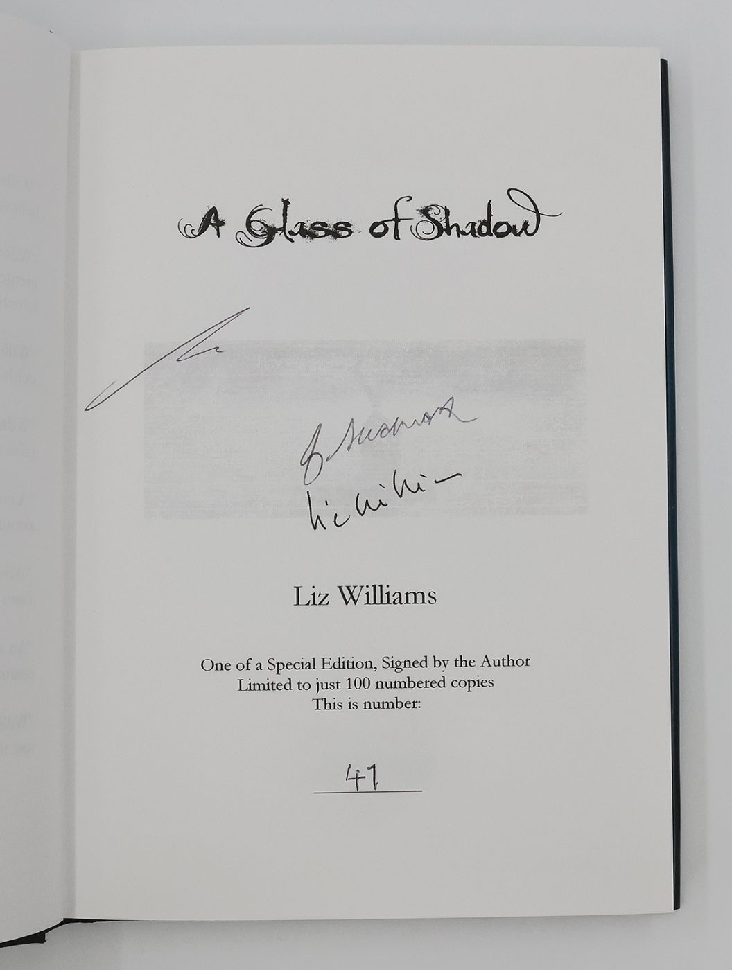 A GLASS OF SHADOW -  image 2