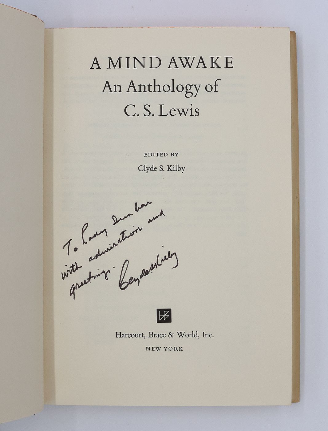 A MIND AWAKE: AN ANTHOLOGY OF C. S. LEWIS -  image 2