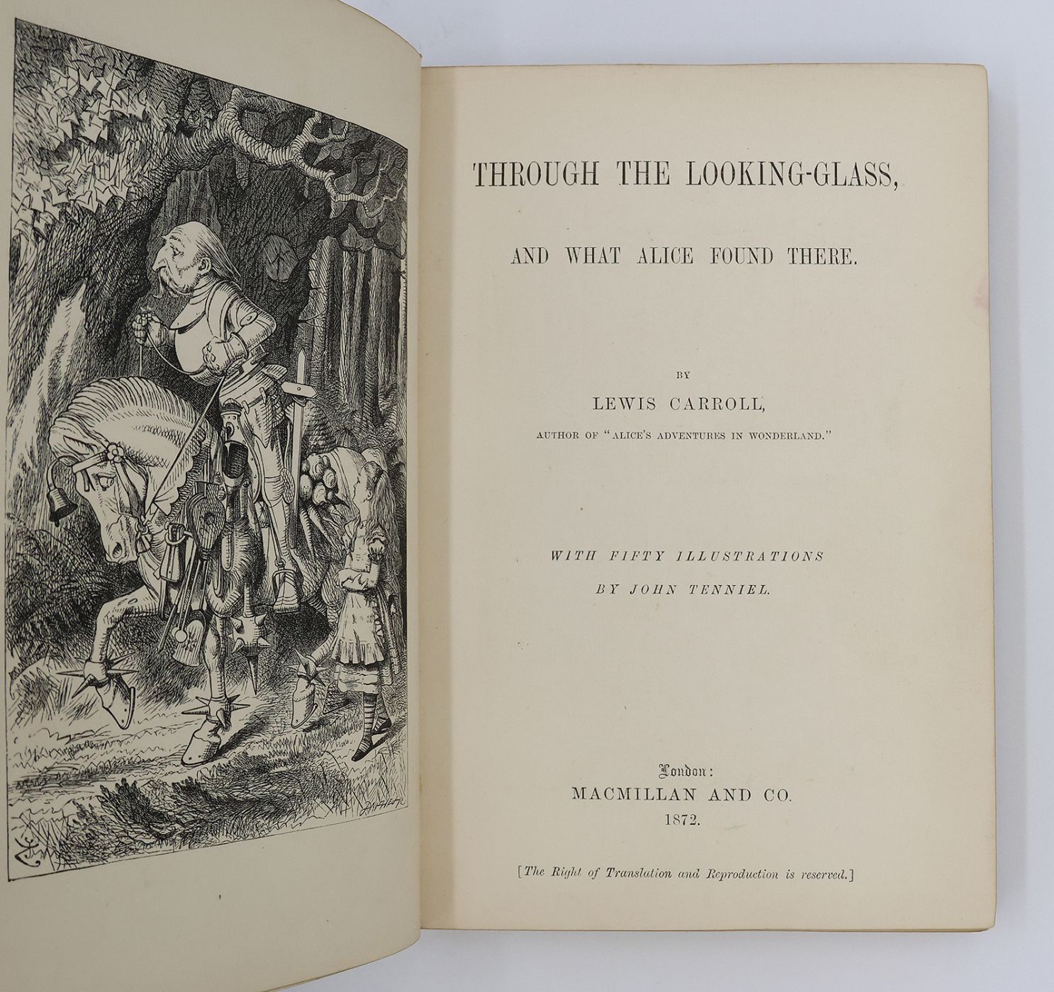 ALICE'S ADVENTURES IN WONDERLAND and THROUGH THE LOOKING GLASS AND WHAT ALICE FOUND THERE -  image 18