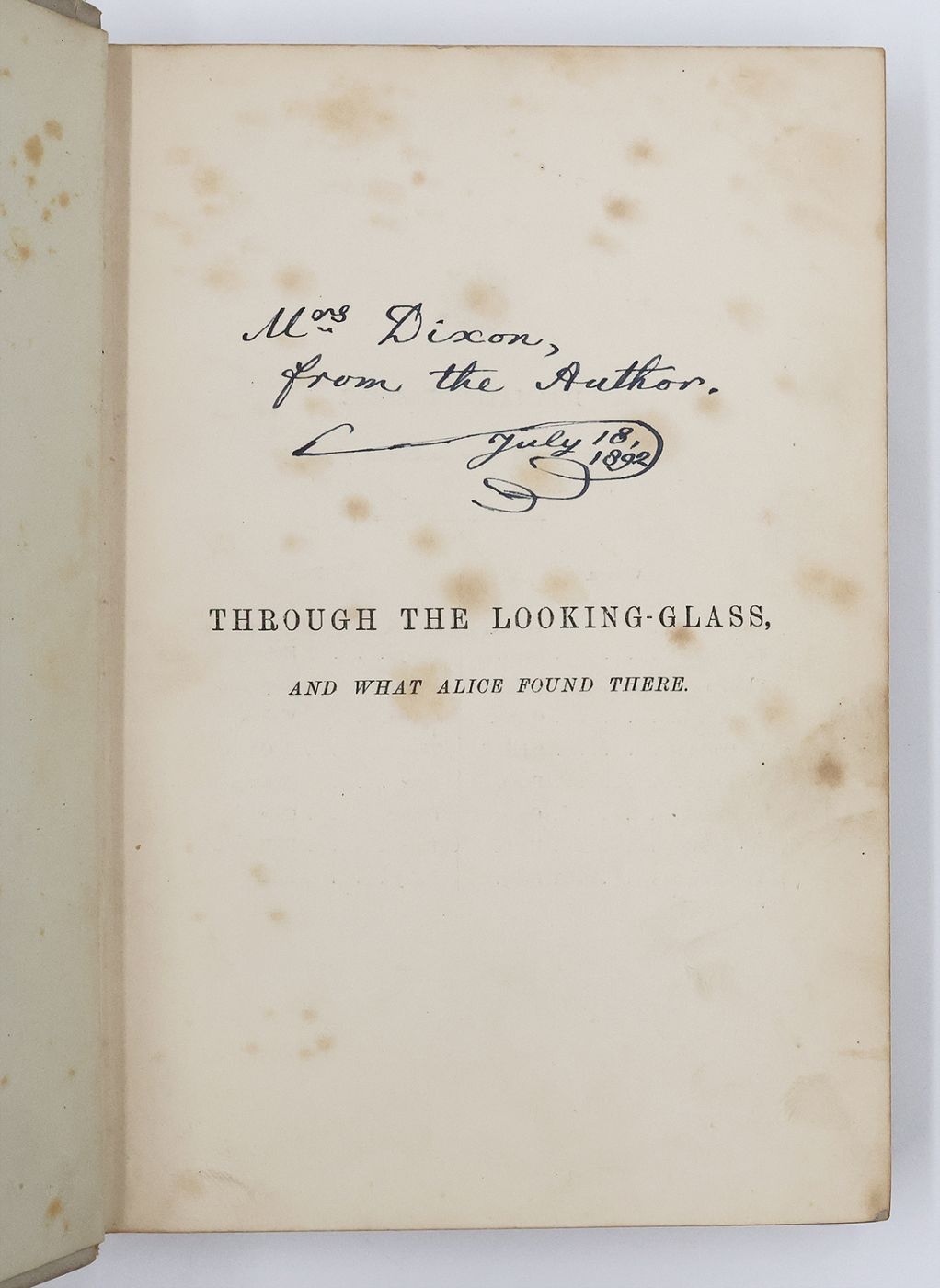 ALICE'S ADVENTURES IN WONDERLAND [with] THROUGH THE LOOKING GLASS -  image 11