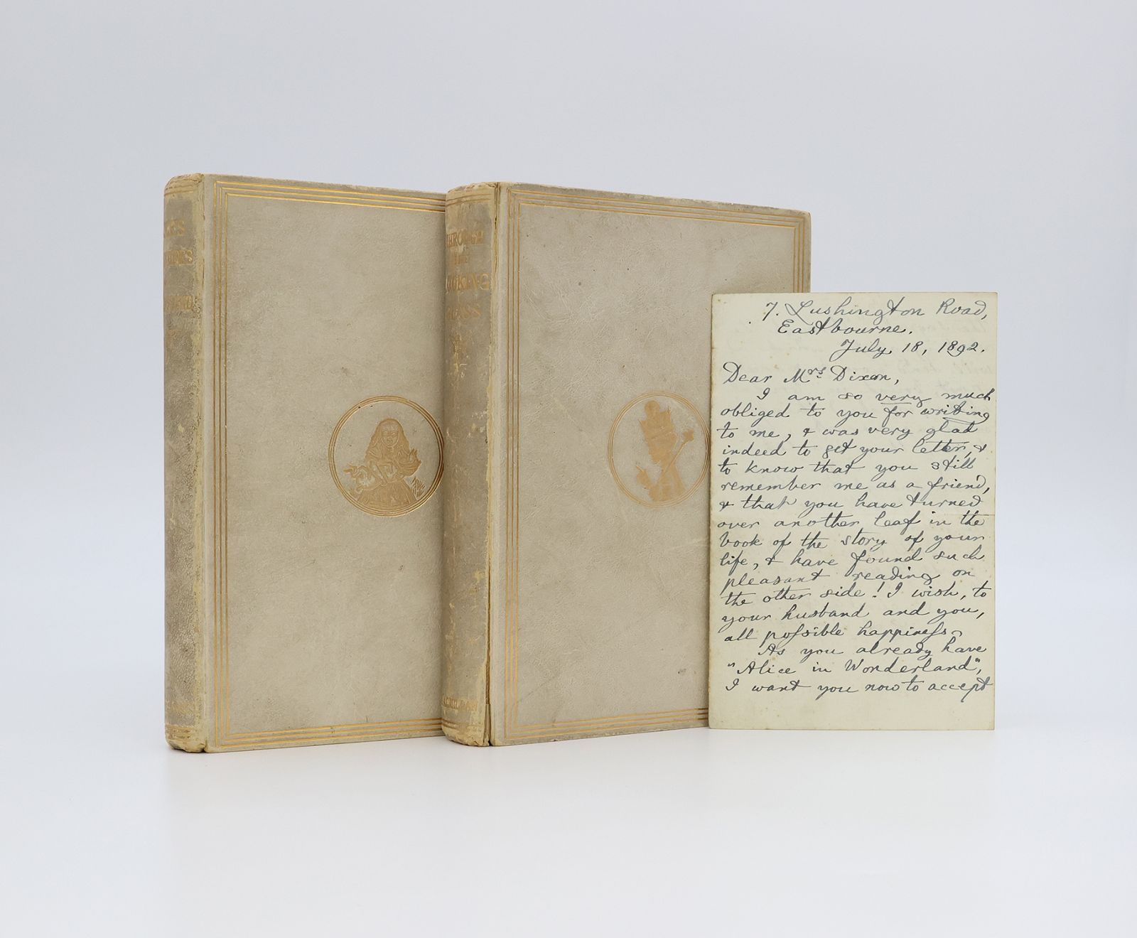 ALICE'S ADVENTURES IN WONDERLAND [with] THROUGH THE LOOKING GLASS -  image 1