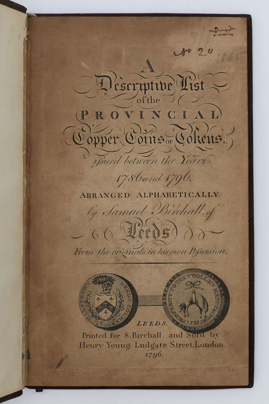 AN ALPHABETICAL LIST OF PROVINCIAL COPPER-COINS OR TOKENS, ISSUED BETWEEN THE YEARS 1786 and 1796 -  image 4