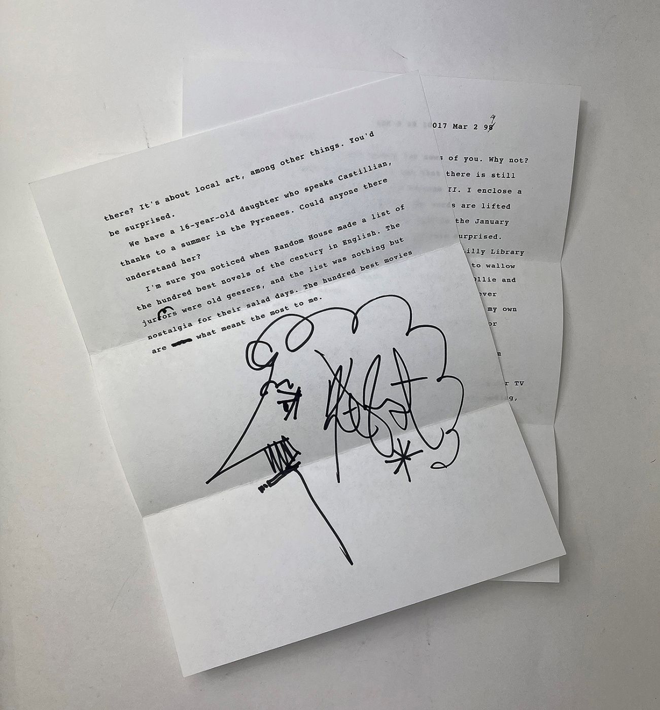 AN ARCHIVE OF ORIGINAL LETTERS FROM KURT VONNEGUT TO ROBERT POINDEXTER PACE, COMPLETE WITH THEIR ORIGINAL STAMPED, ADDRESSED ENVELOPES. -  image 3