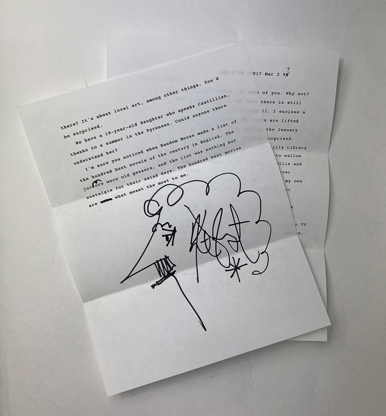 AN ARCHIVE OF ORIGINAL LETTERS FROM KURT VONNEGUT TO ROBERT POINDEXTER PACE, COMPLETE WITH THEIR ORIGINAL STAMPED, ADDRESSED ENVELOPES. -  image 3