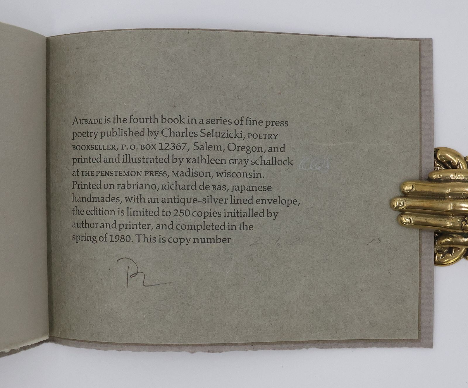 AUBADE [with] A TYPED SIGNED LETTER FROM PHILIP LARKIN TO BRYNMOR JONES (1984) -  image 7