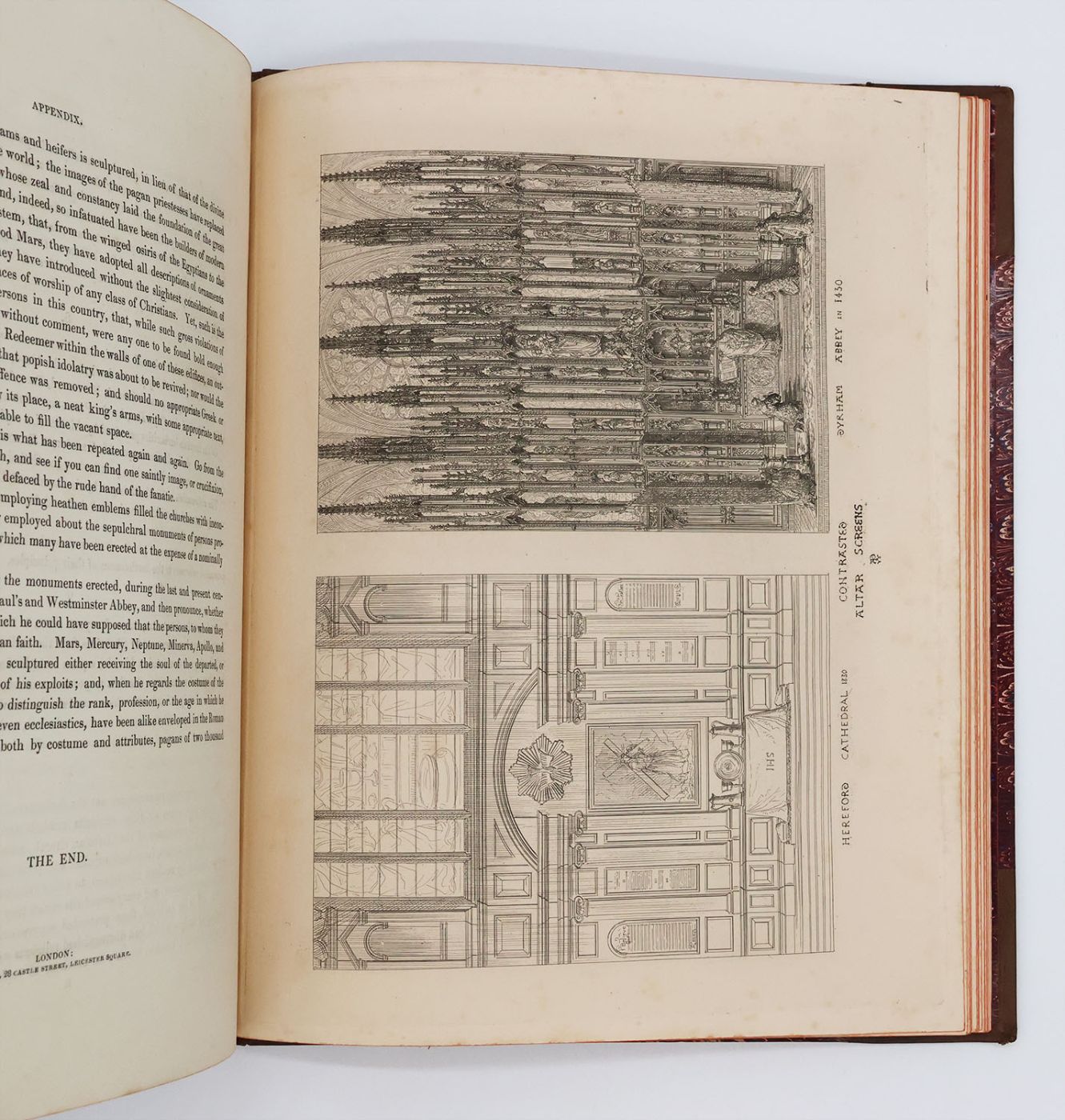 CONTRASTS; OR A PARRALLEL BETWEEN THE NOBLE EDIFICES OF THE FOURTEENTH AND FIFTEENTH CENTURIES, AND SIMILAR BUILDINGS OF THE PRESENT DAY; SHEWING THE PRESENT DECAY OF TASTE, -  image 6