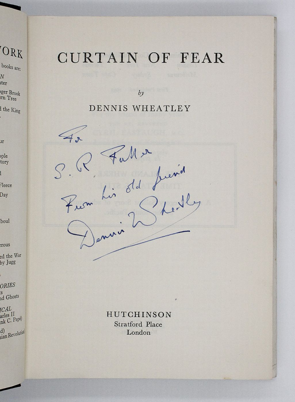 CURTAIN OF FEAR -  image 2