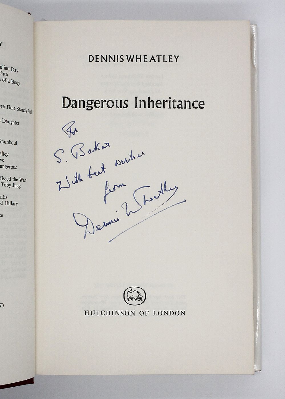 DANGEROUS INHERITANCE -  image 2