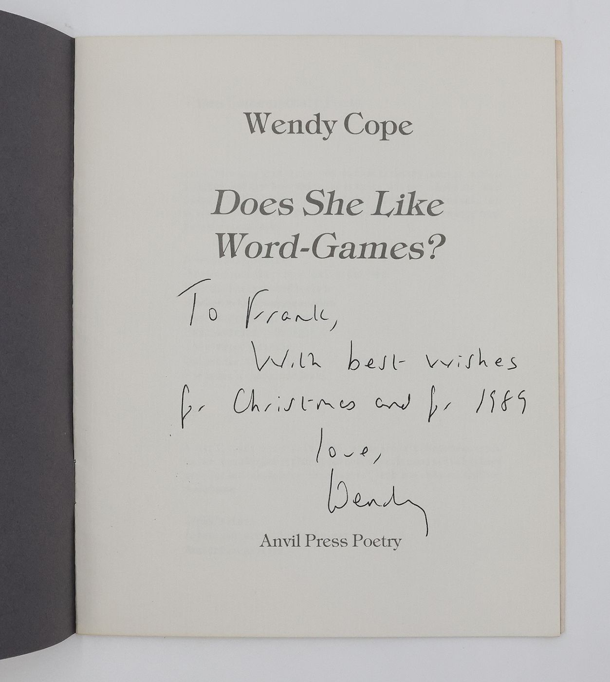 DOES SHE LIKE WORD-GAMES? & IS THAT THE NEW MOON? -  image 2