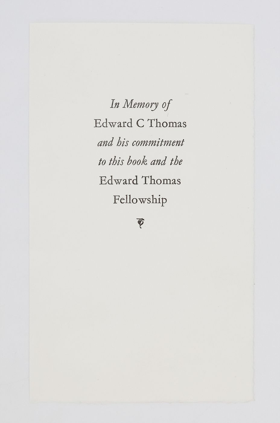 EDWARD THOMAS: WORDS INTO WOOD -  image 6