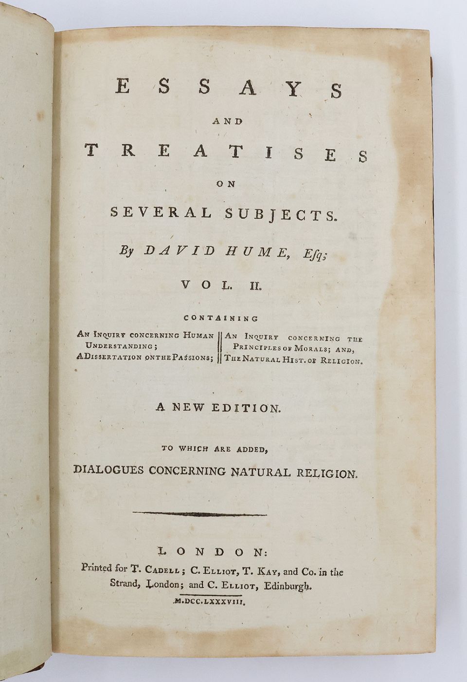 ESSAYS AND TREATISES ON SEVERAL SUBJECTS. -  image 9