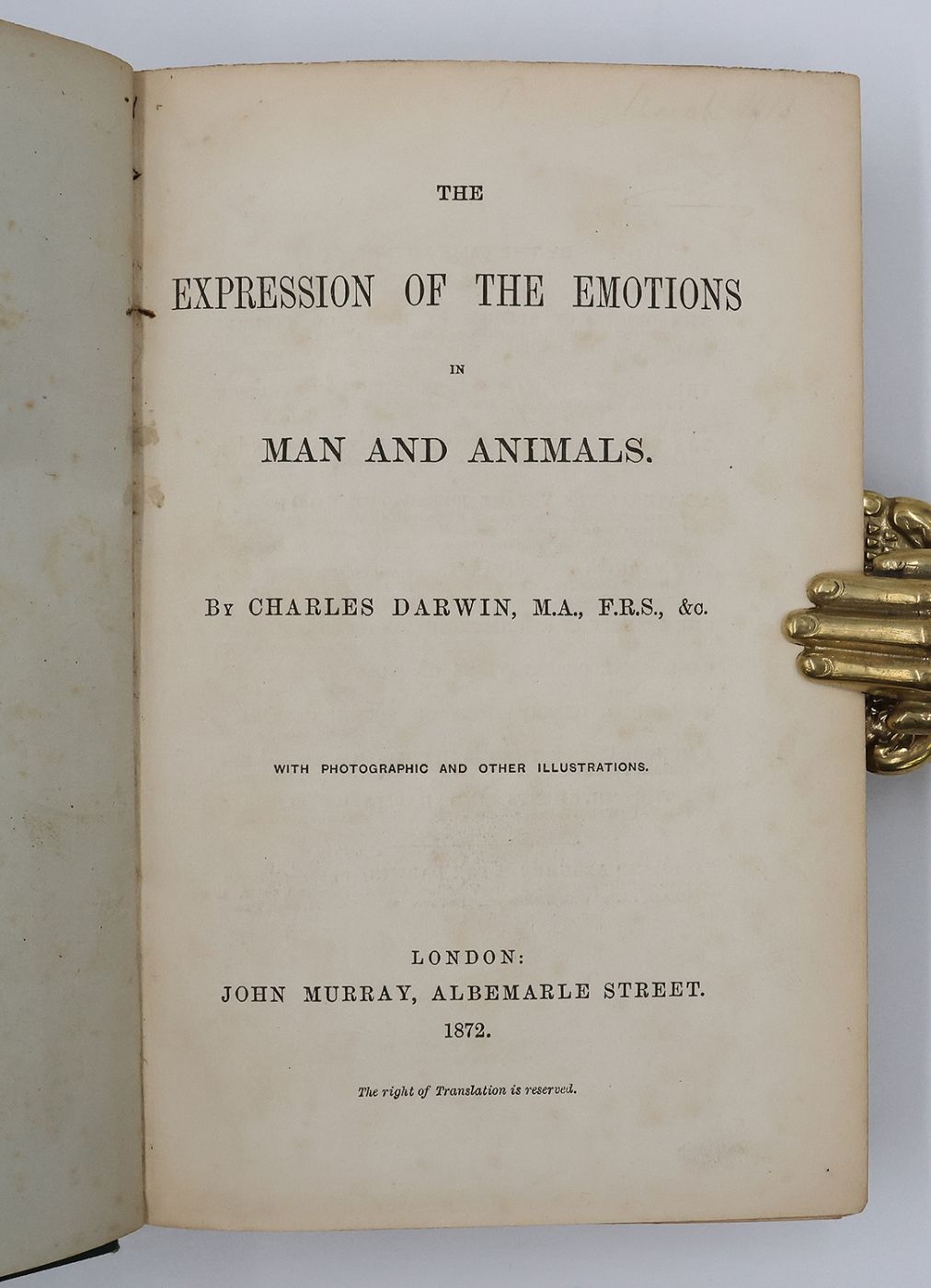 EXPRESSION OF THE EMOTIONS IN MAN AND ANIMALS -  image 4