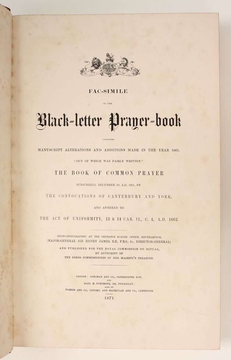 FAC-SIMILE OF THE BLACK-LETTER PRAYER-BOOK -  image 4