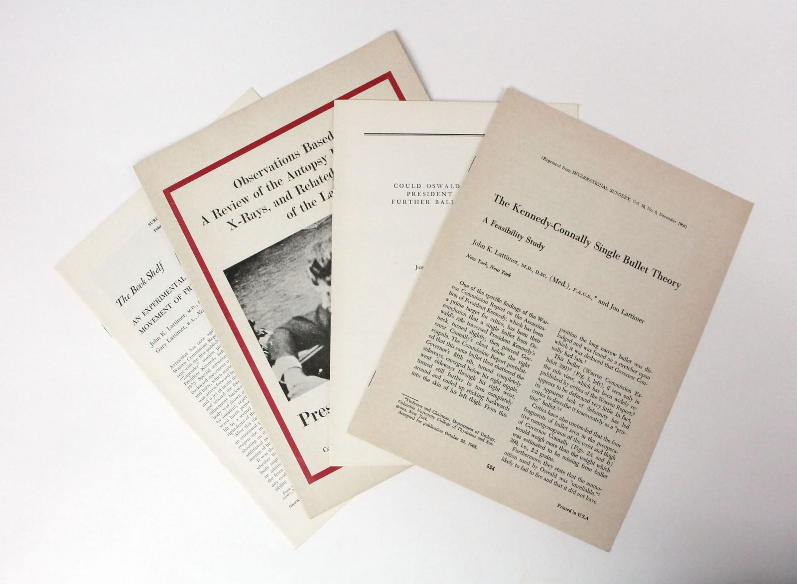 [FOUR TITLES RELATING TO THE ASSASSINATION OF PRESIDENT KENNEDY]: -  image 1