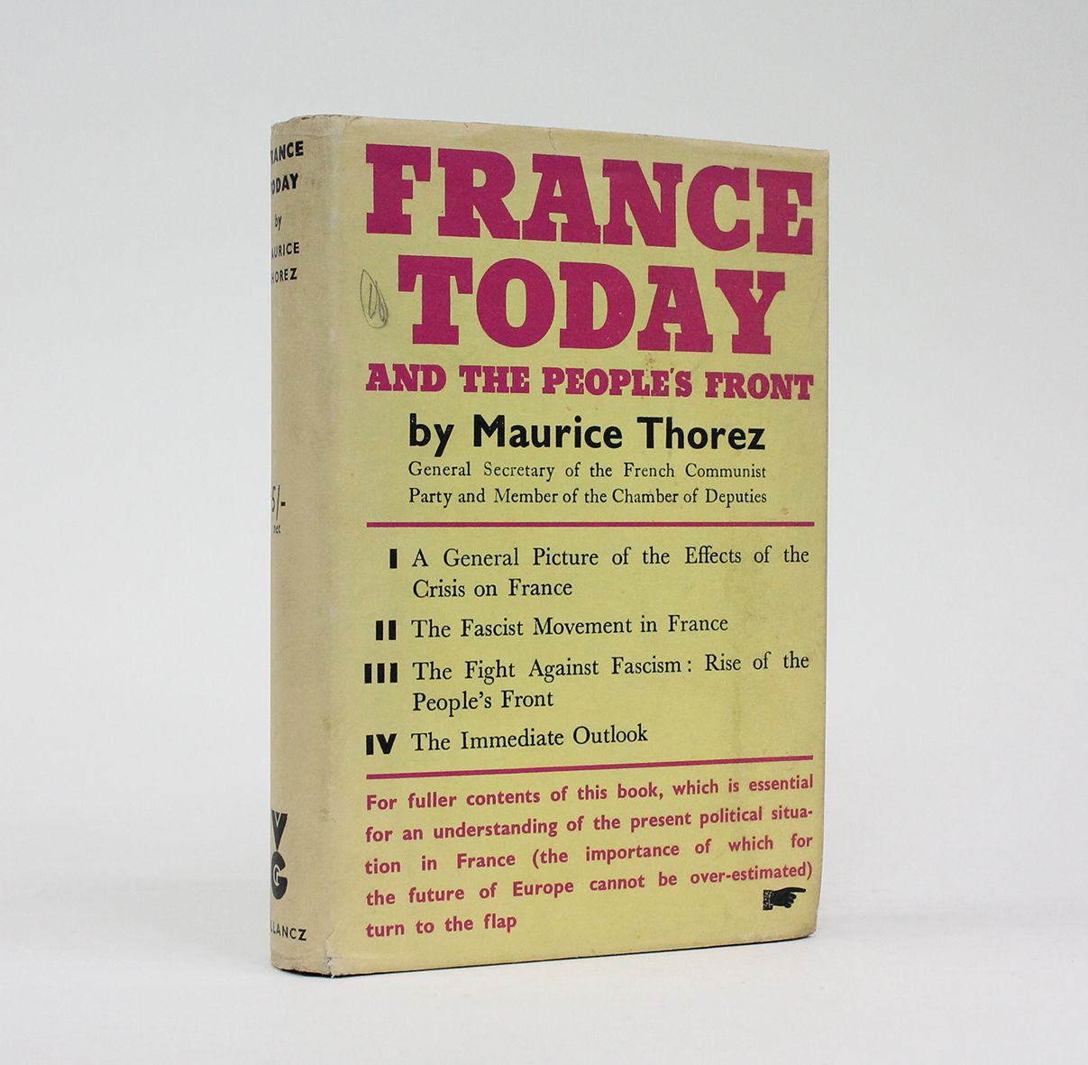 FRANCE TO-DAY AND THE PEOPLE'S FRONT -  image 1