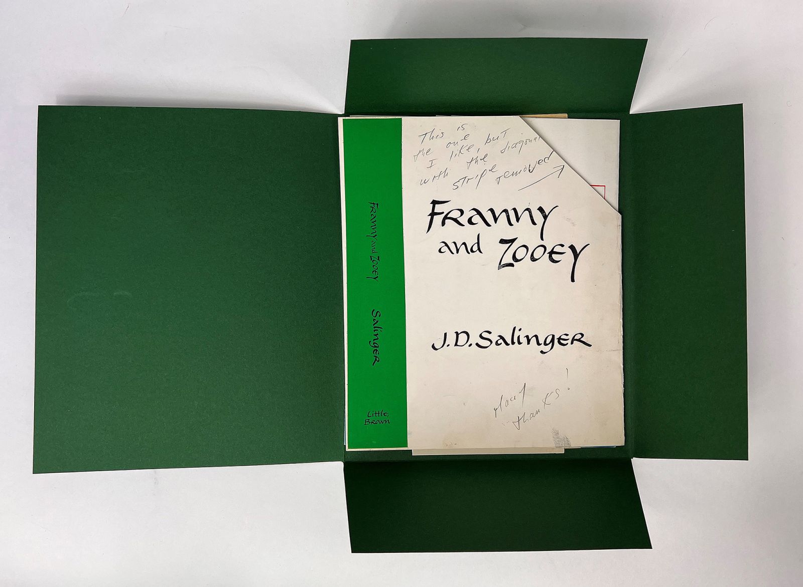 FRANNY AND ZOOEY - Original Dustwrapper Artwork - INSCRIBED BY THE AUTHOR. -  image 10