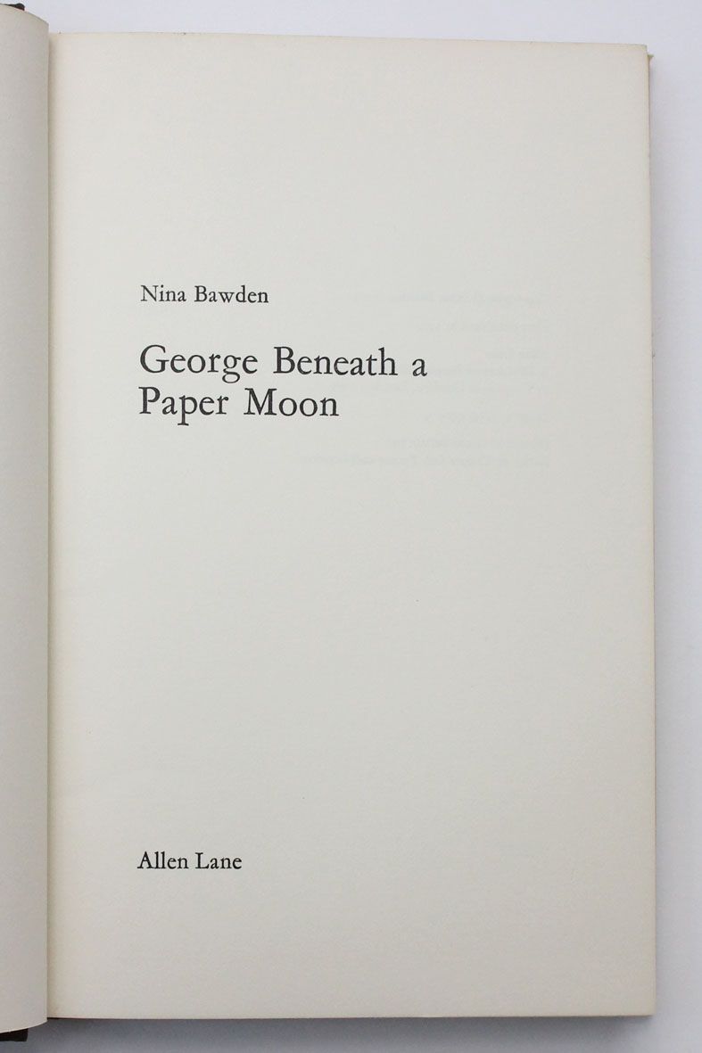 GEORGE BENEATH A PAPER MOON -  image 3