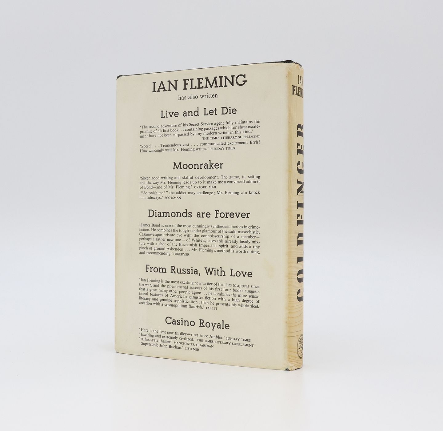 GOLDFINGER [IN THE TRIAL, OR PROOF STATE DUSTWRAPPER] -  image 3