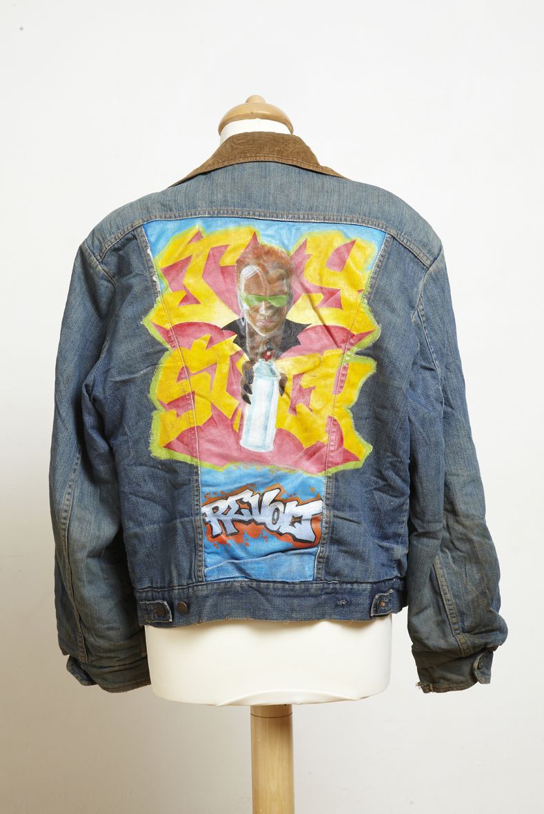 GRAFFITI DENIM JACKET -  image 1