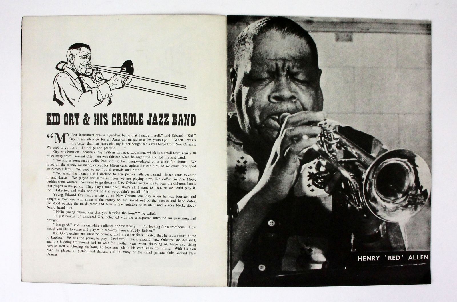 HAROLD DAVISON and NORMAN GRANZ present KID ORY AND HIS CREOLE JAZZ BAND. -  image 3