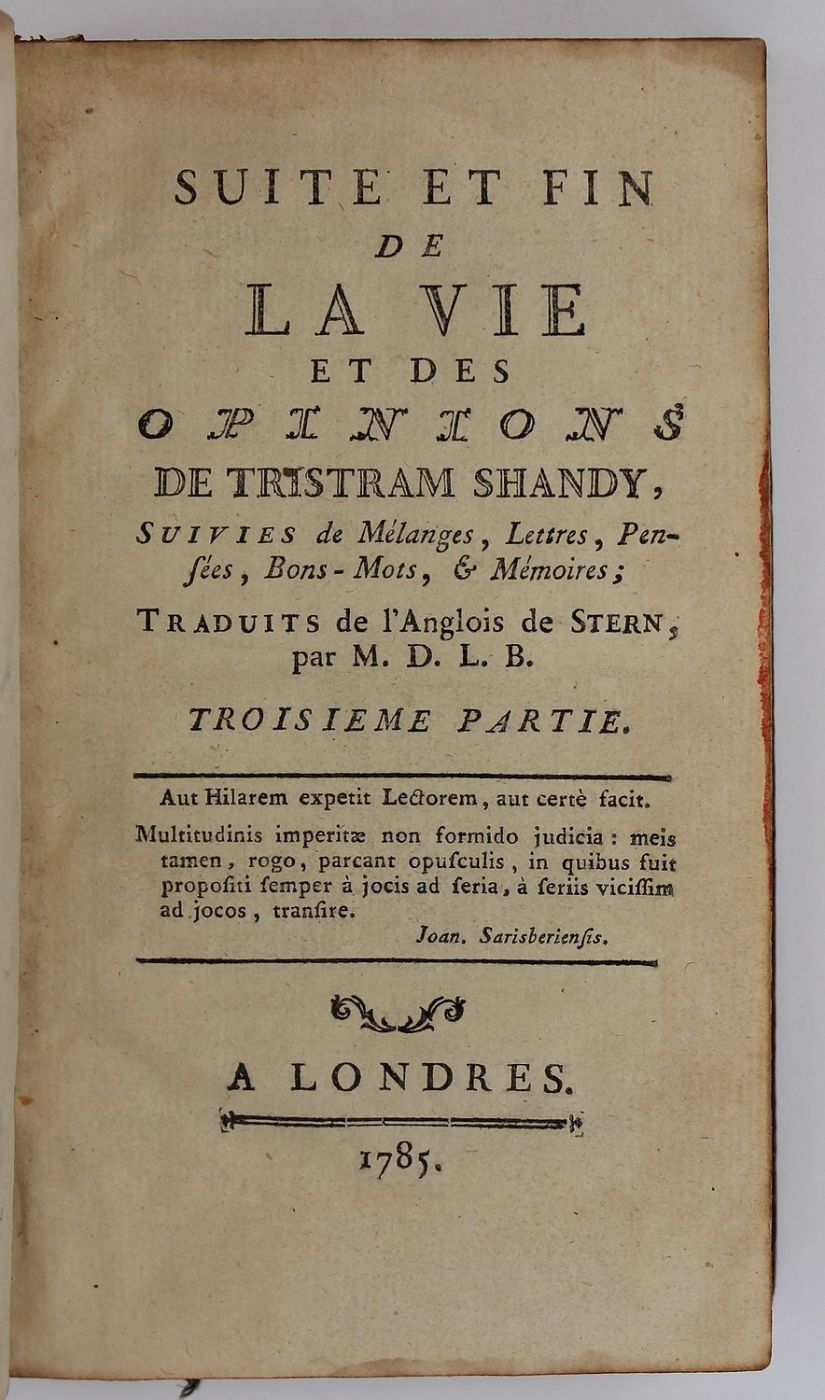 LA VIE ET LES OPINIONS DE TRISTRAM SHANDY. -  image 4