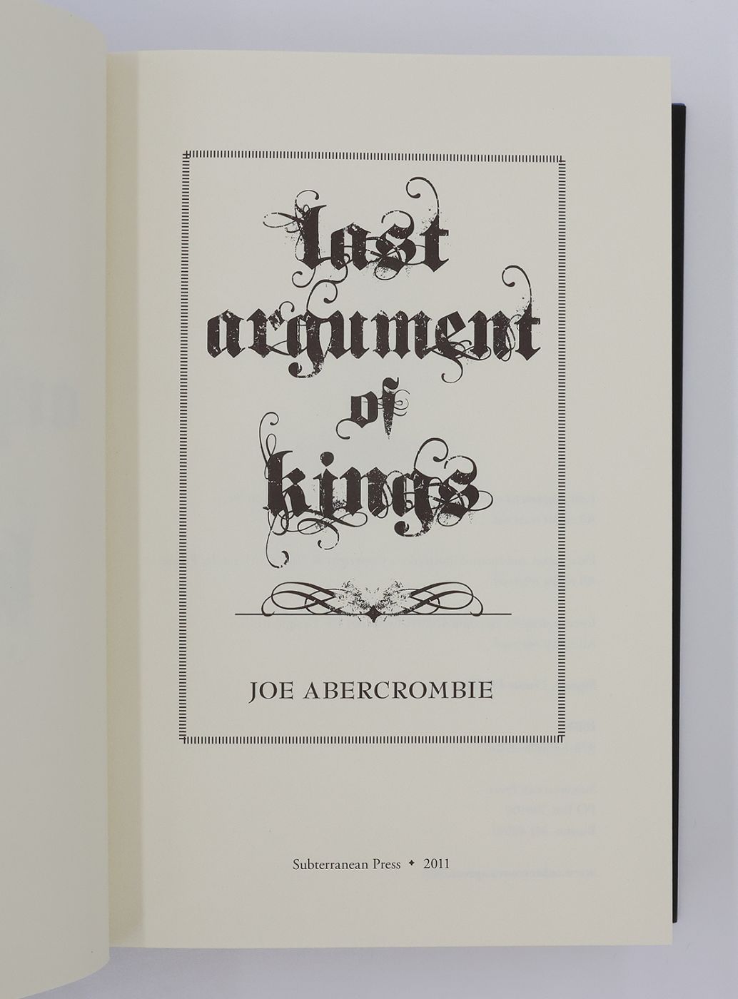 LAST ARGUMENT OF KINGS -  image 5