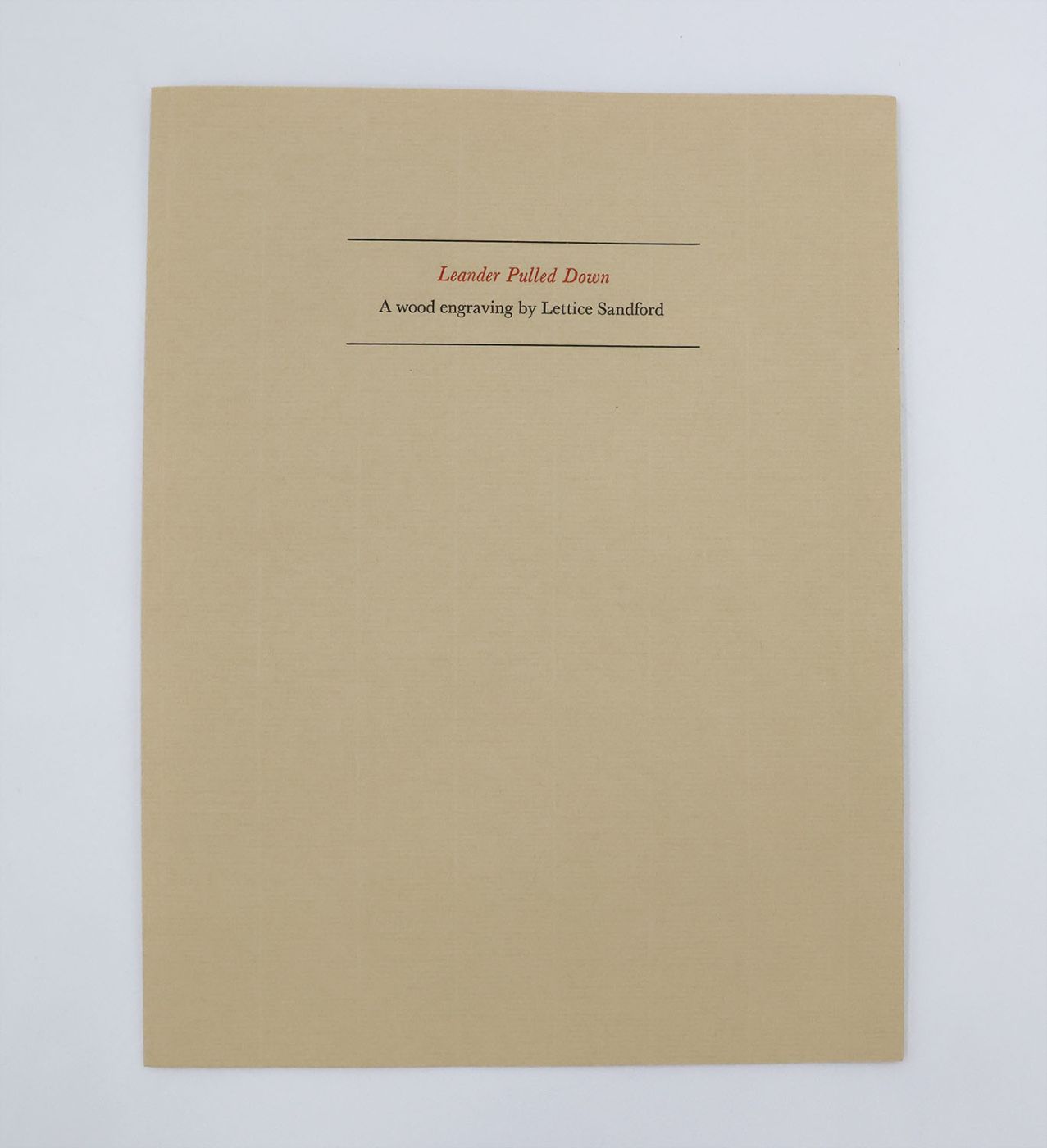 LEANDER PULLED DOWN -  image 2