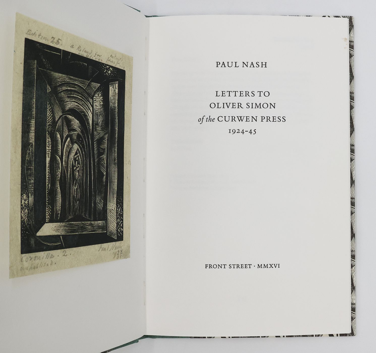LETTERS TO OLIVER SIMON OF THE CURWEN PRESS 1924-45 -  image 3
