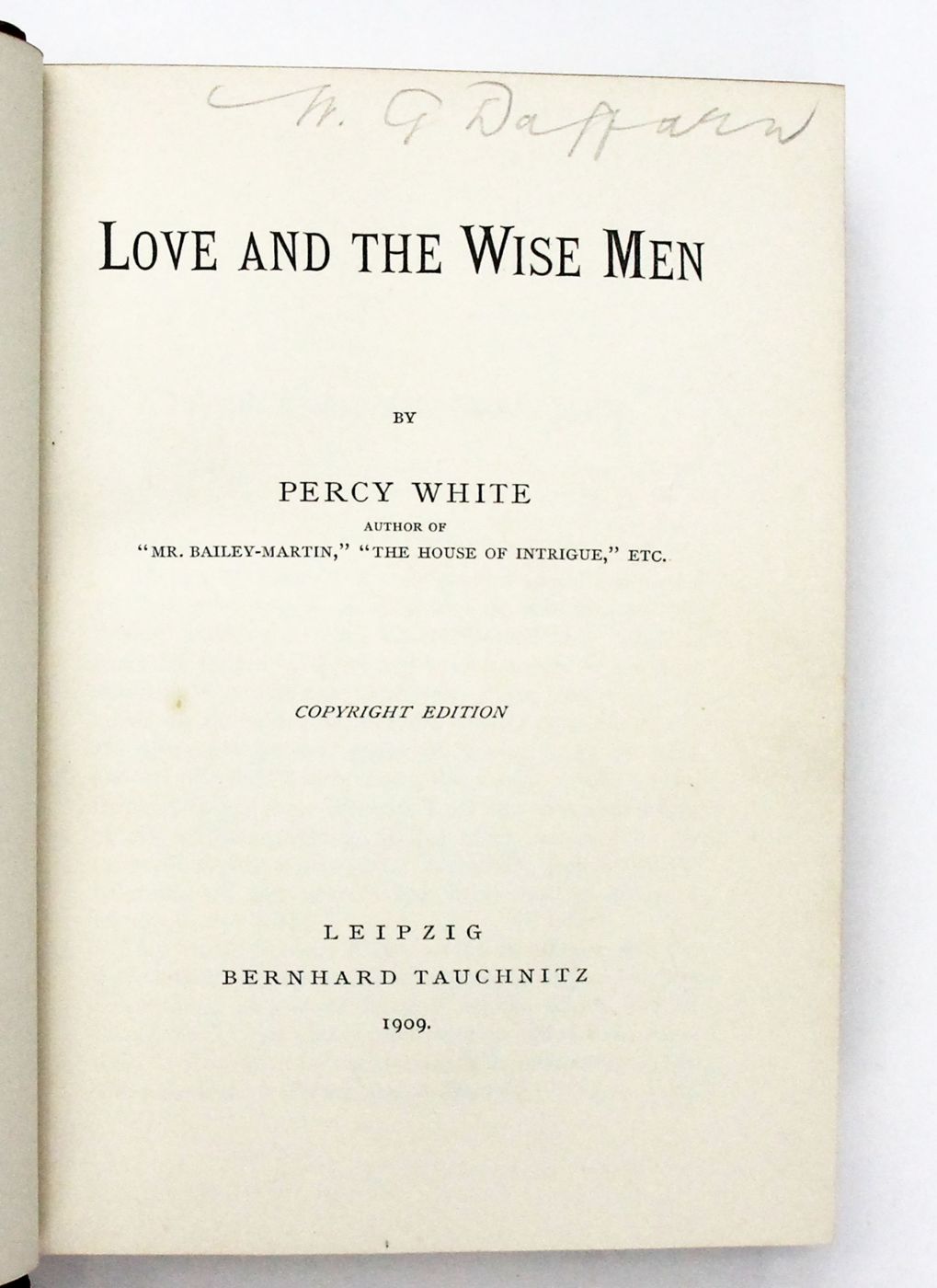 LOVE AND THE WISE MEN -  image 4