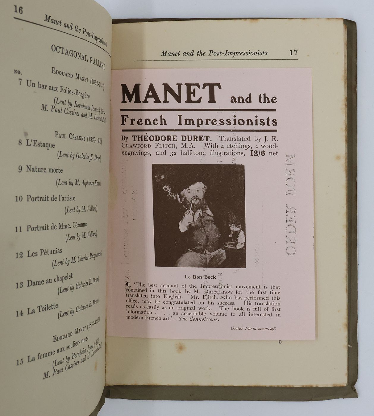 MANET AND THE POST-IMPRESSIONISTS. -  image 4