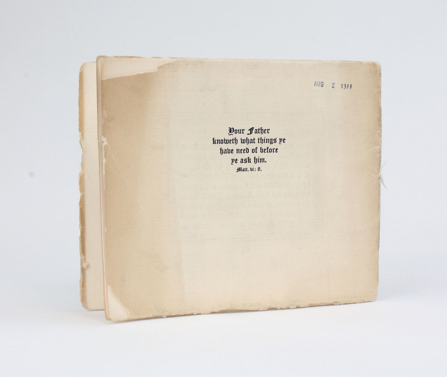 MATINS AND VESPERS; being songs and prayers of the daily orisons written by Violet M. Firth for the glory of God and the comfort of men. -  image 3