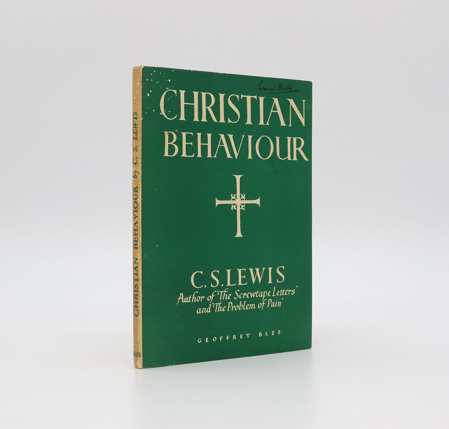 [MERE CHRISTIANITY] BROADCAST TALKS; CHRISTIAN BEHAVIOUR; BEYOND PERSONALITY. -  image 6