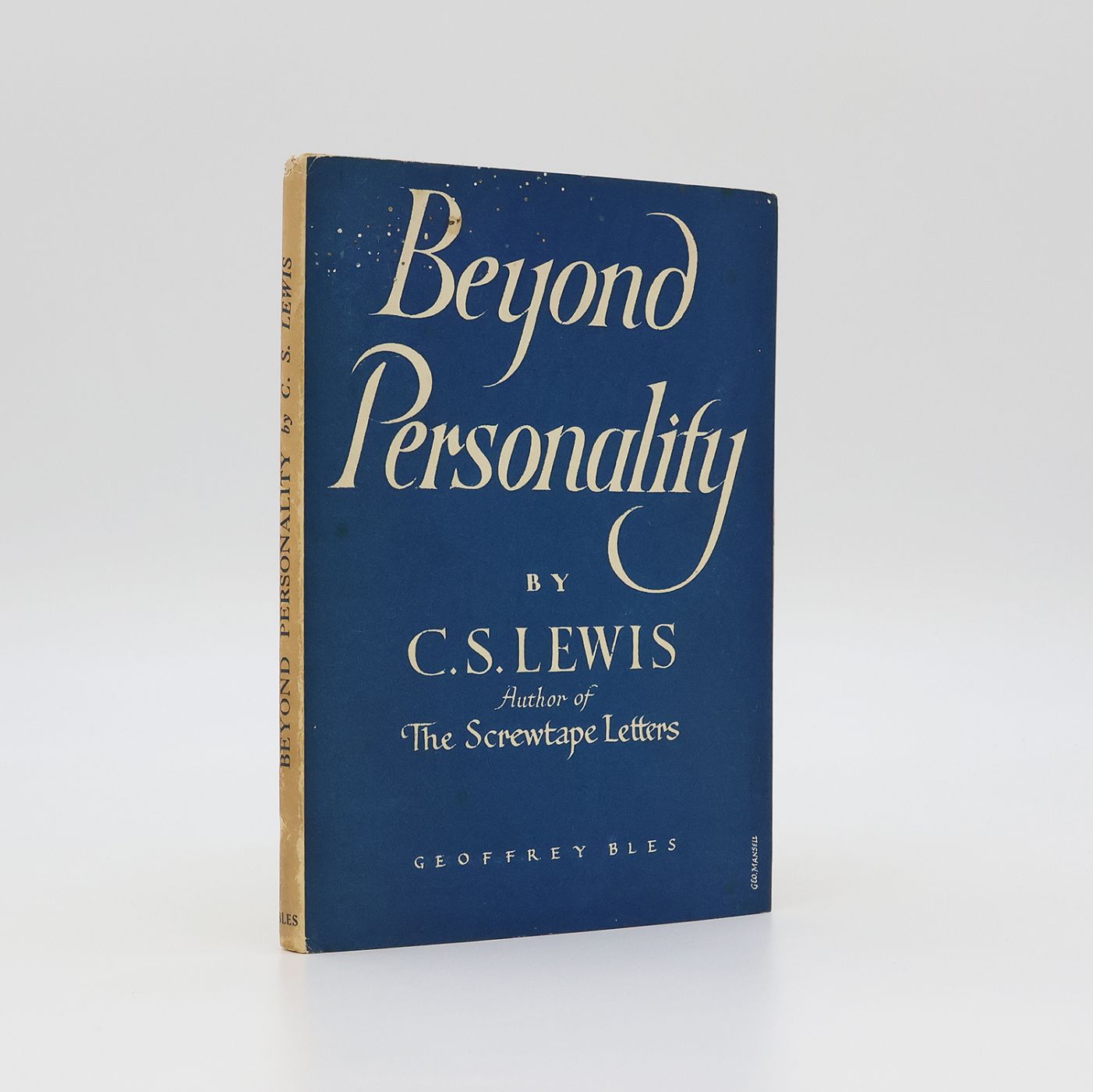 [MERE CHRISTIANITY] BROADCAST TALKS; CHRISTIAN BEHAVIOUR; BEYOND PERSONALITY. -  image 9