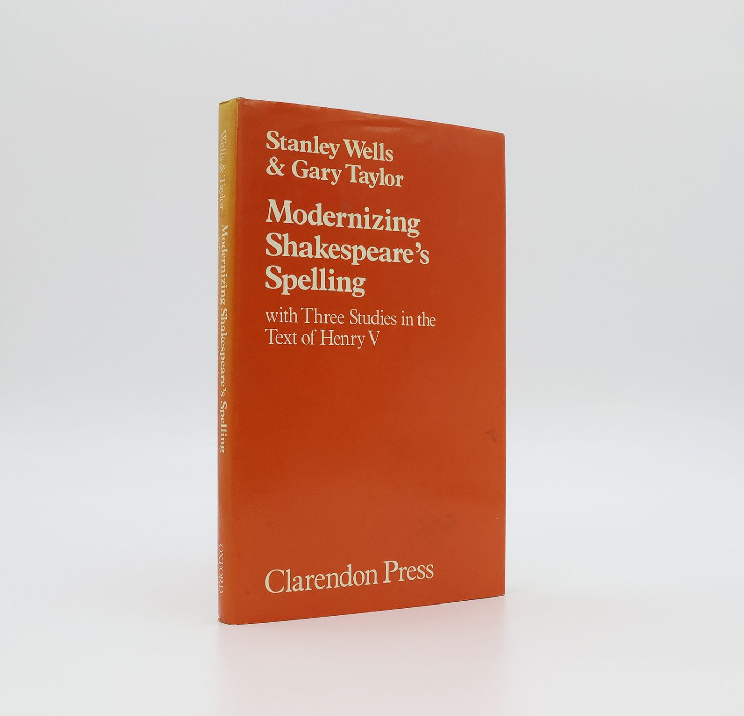 MODERNIZING SHAKESPEARE'S SPELLING [WITH] THREE STUDIES IN THE TEXT OF HENRY V -  image 1