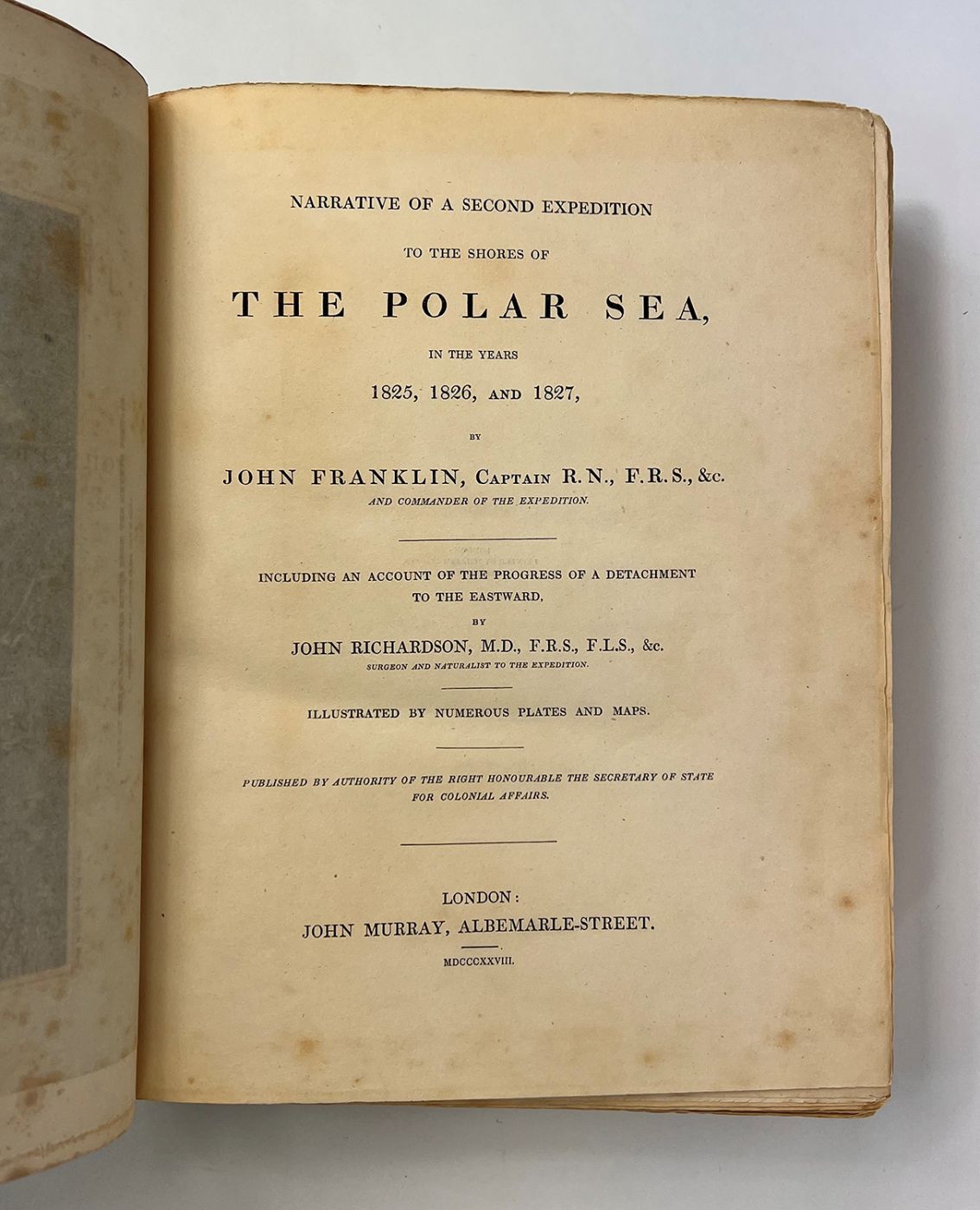 NARRATIVE OF A SECOND EXPEDITION TO THE SHORES OF THE POLAR SEA, IN THE YEARS 1825, 1826, AND 1827, -  image 4