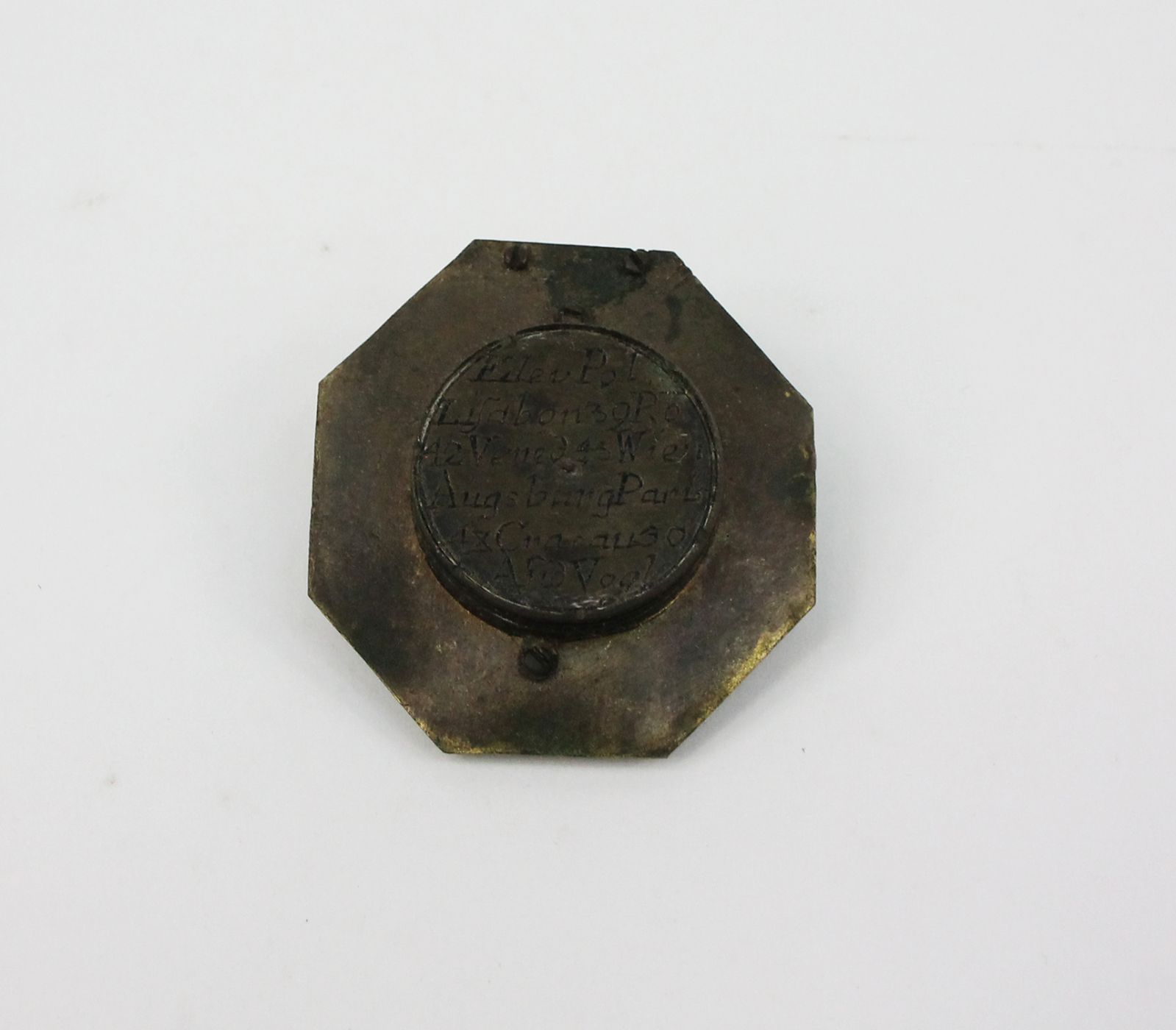 OCTAGONAL EQUINOCTIAL BRASS DIAL AND COMPASS -  image 6